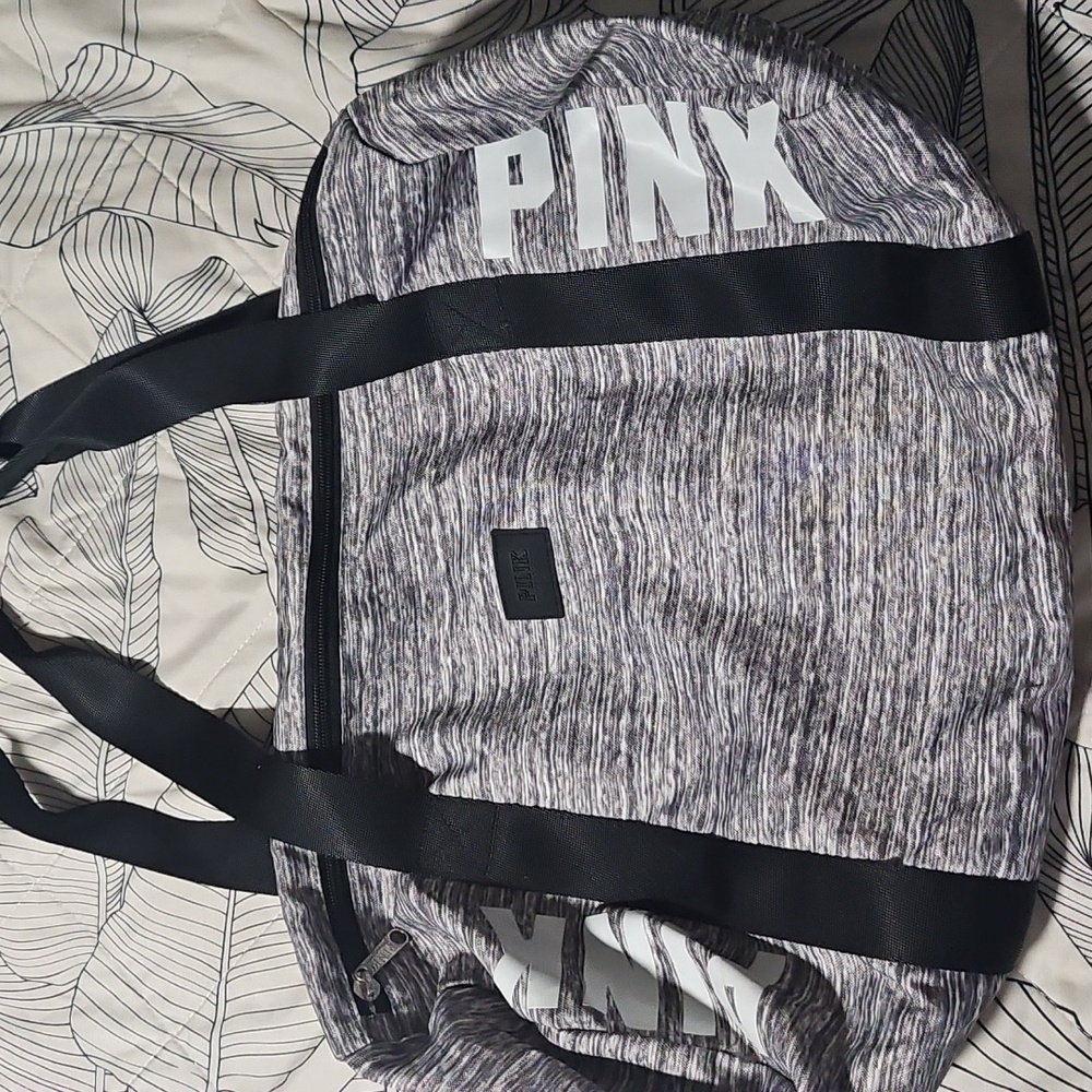 PINK Victoria's Secret Heathered Duffel Bag